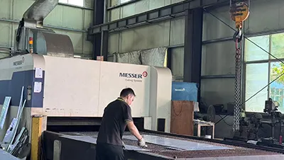 Cortadora a laser en Alemania