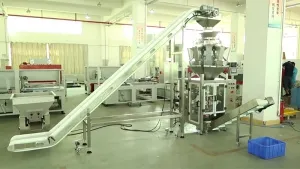 Envasadora Vertical con Pesadora Multicabezal de Diez Cabezales